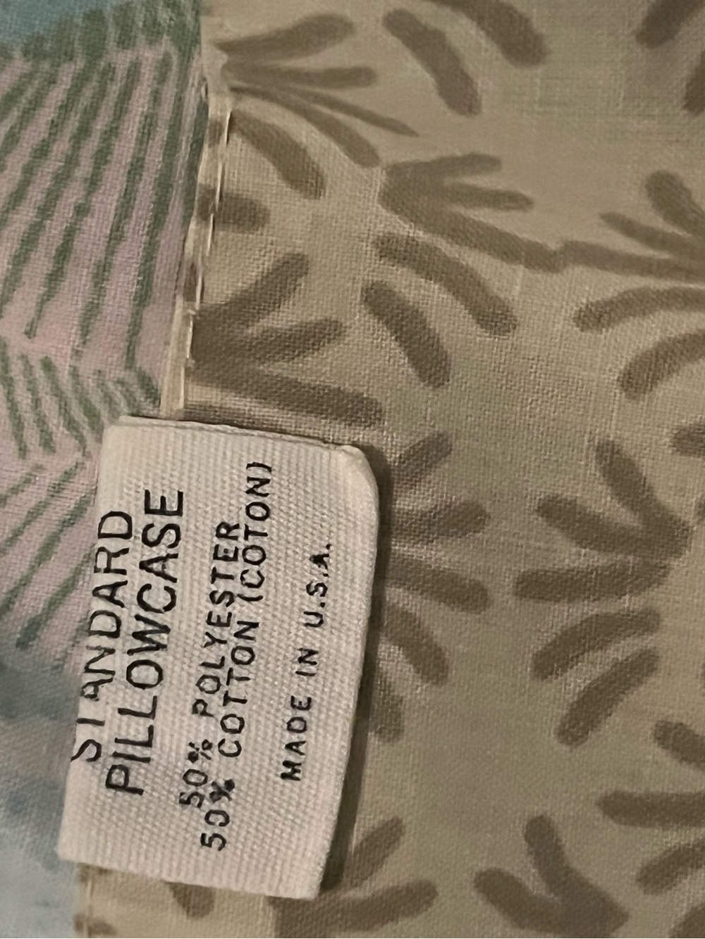 Perfection Floral standard  Vintage Linen pillow case